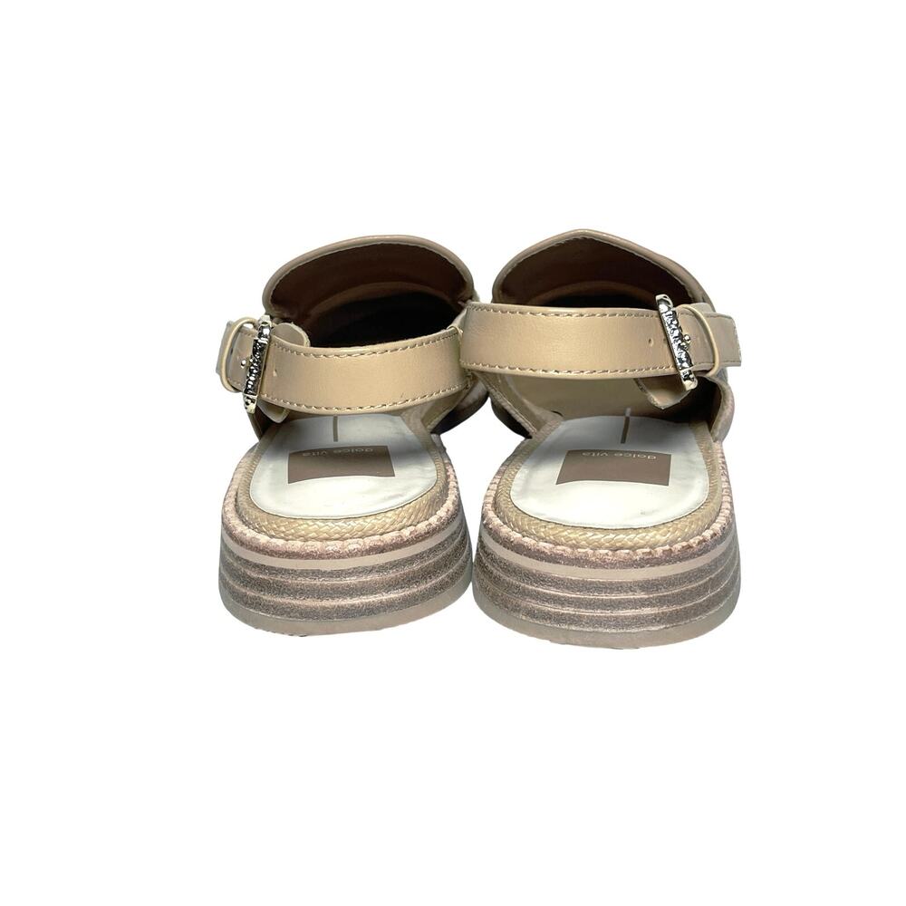 NWOT DOLCE VITA Women’e Hardi Woven Tan Slingback Flat 7.5 - Picture 5 of 8